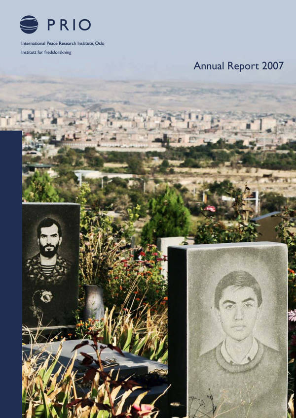 PRIO Annual Report 2007 front cover